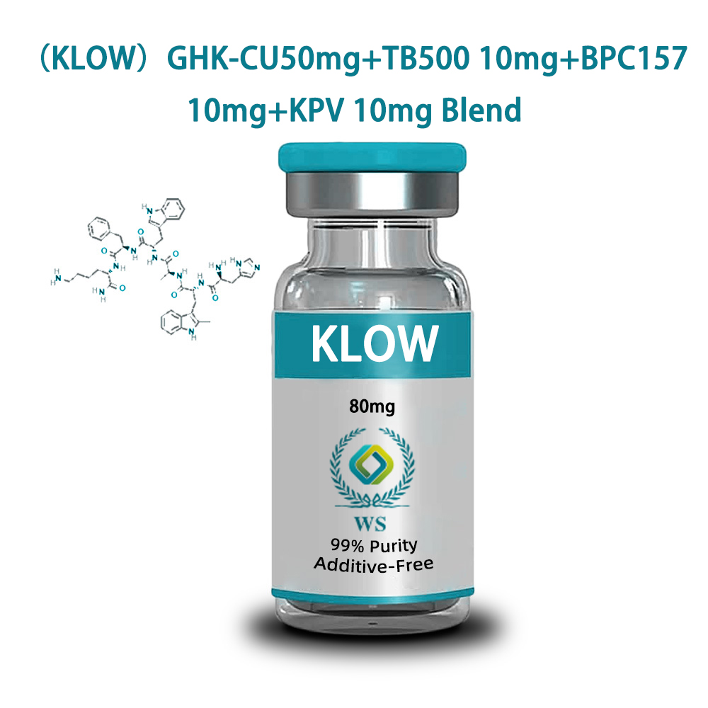 KLOW - GHK-CU 50mg+TB500 10mg+BPC157 10mg+KPV 10mg Blend 80mg